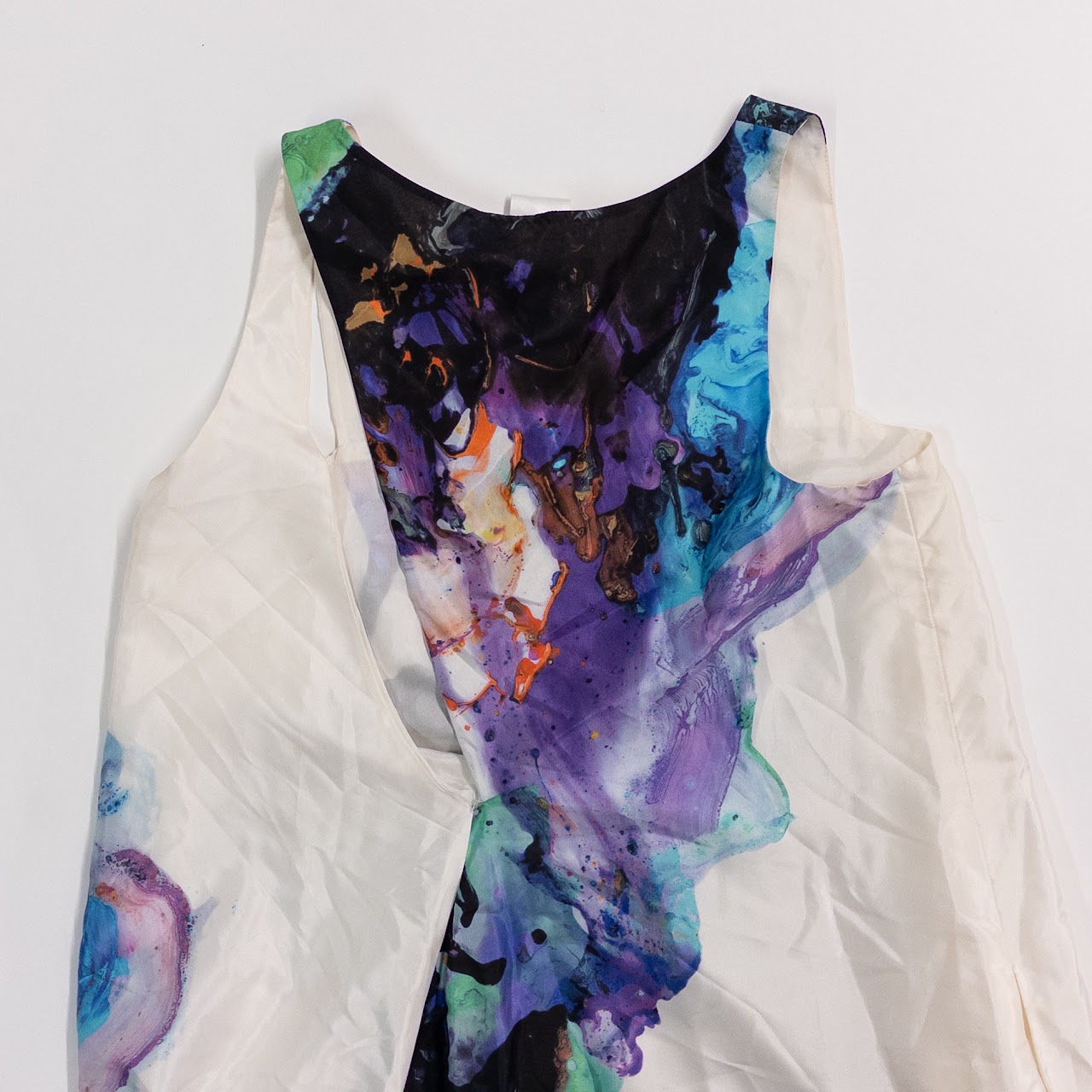 Chloé Silk Abstract Mini Dress