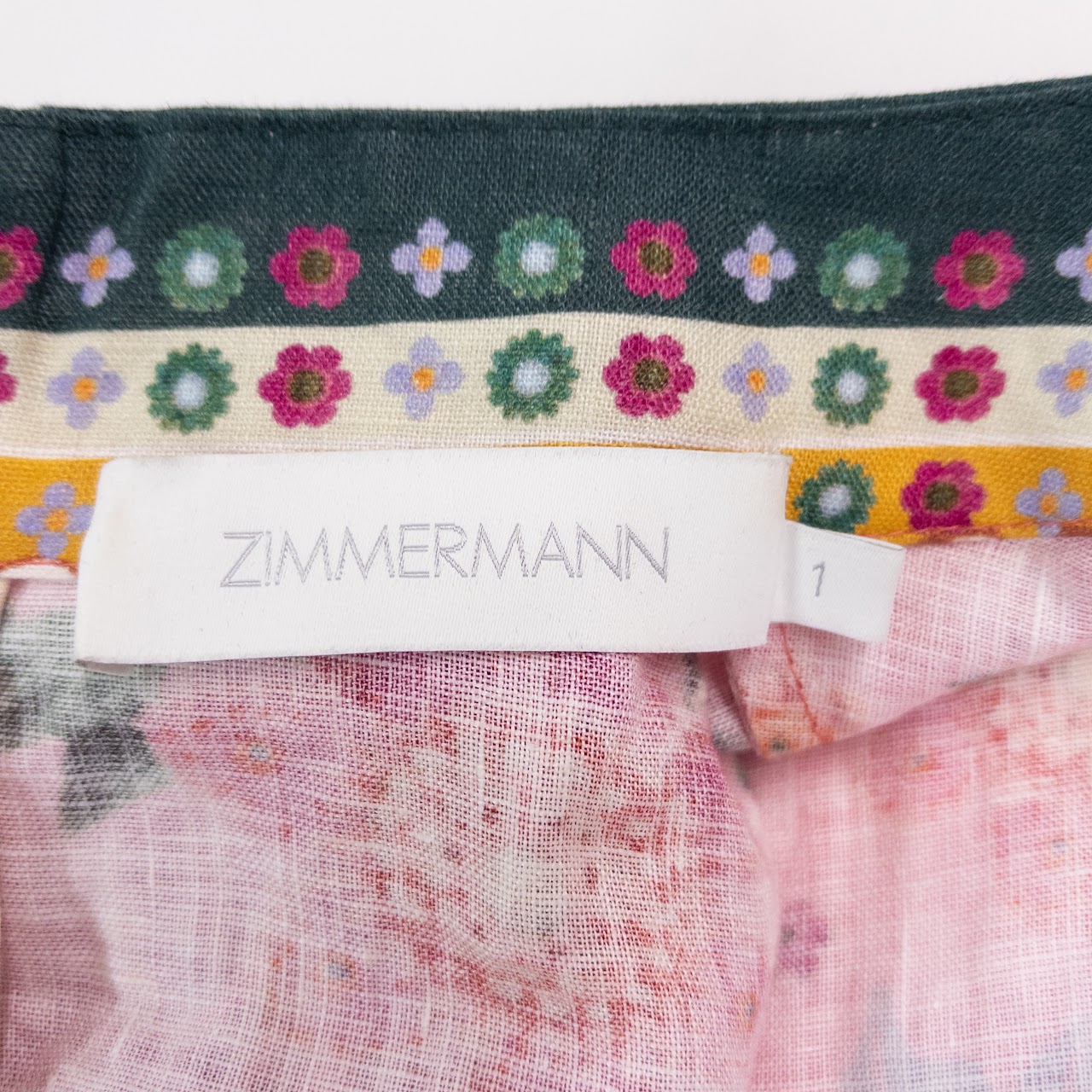 Zimmermann Linen Belted Dress