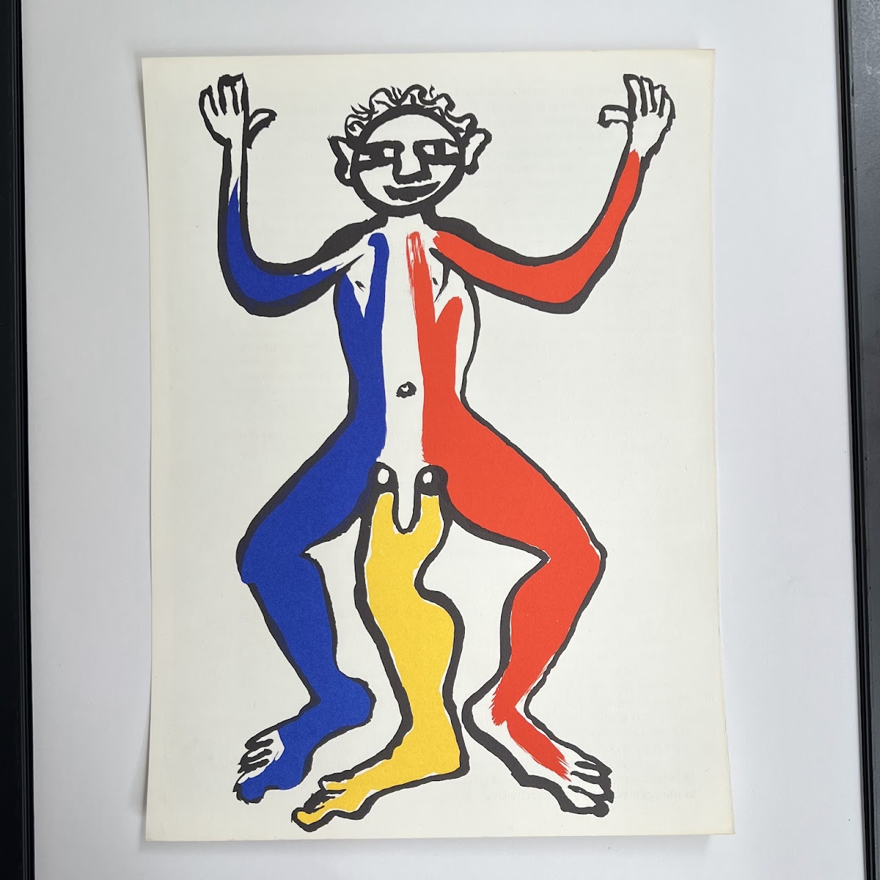 Alexander Calder 'Un Patriot' Derriere de Miroir Lithograph Plate, 1963