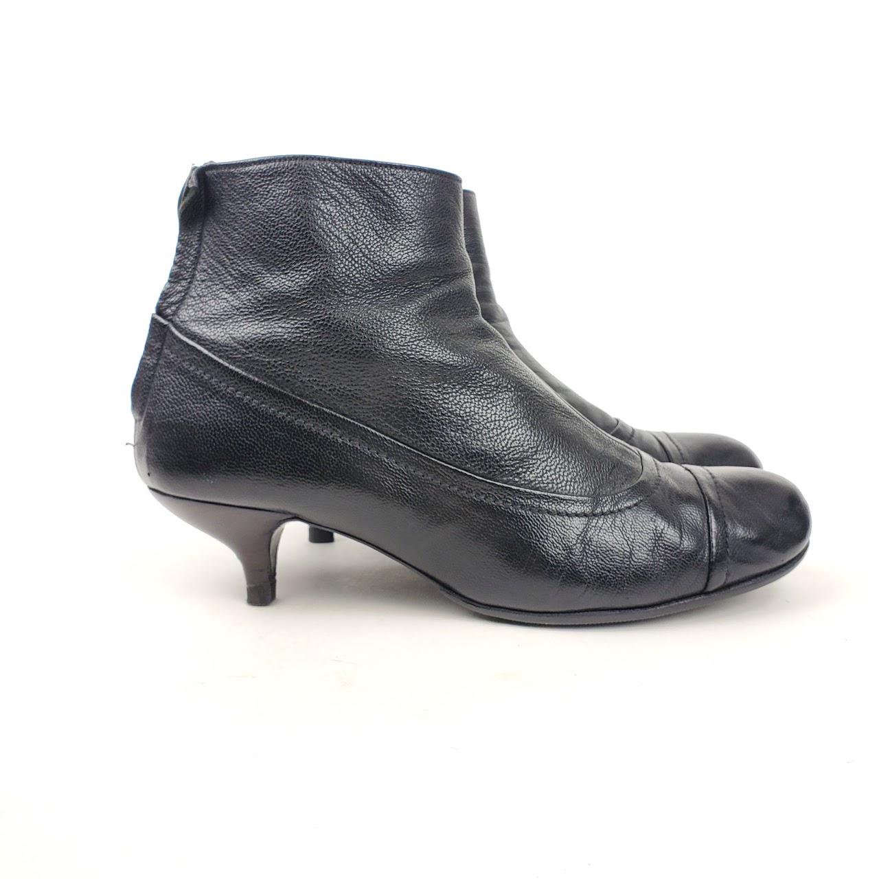 Lanvin Kitten Heel Ankle Boots