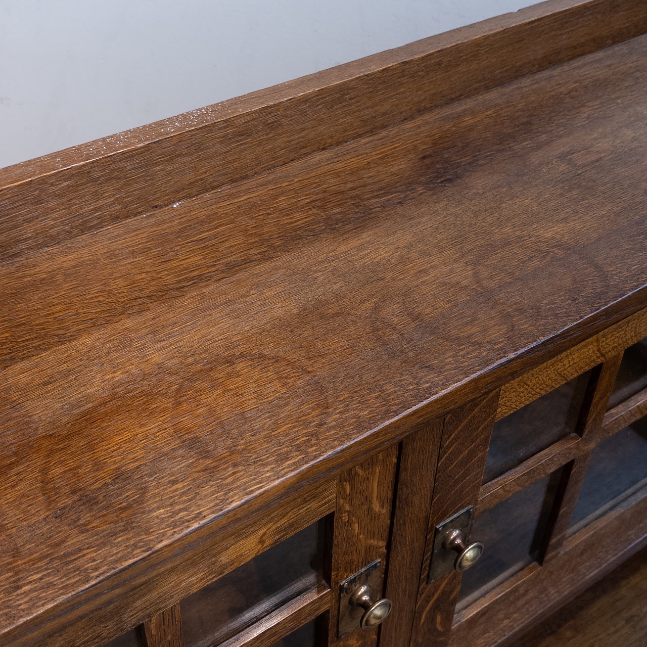 Early 20th C. Stickley Bros. Mission Oak Hutch Sideboard