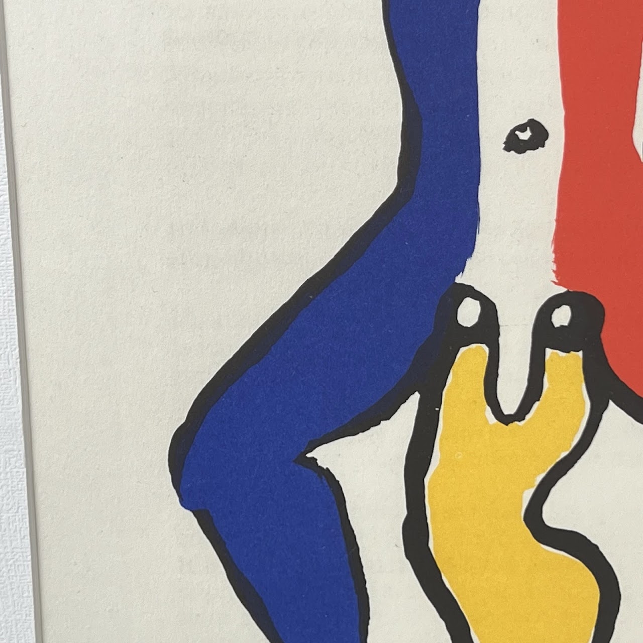 Alexander Calder 'Un Patriot' Derriere de Miroir Lithograph Plate, 1963