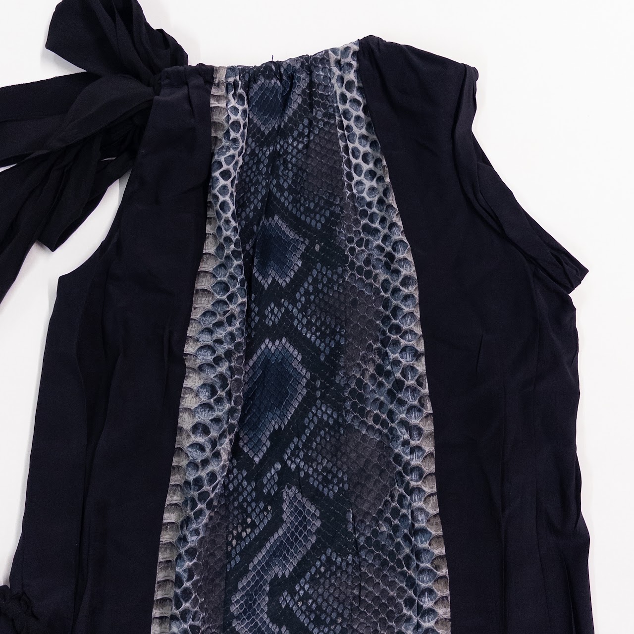 Prada Sleeveless Snakeskin Tunic