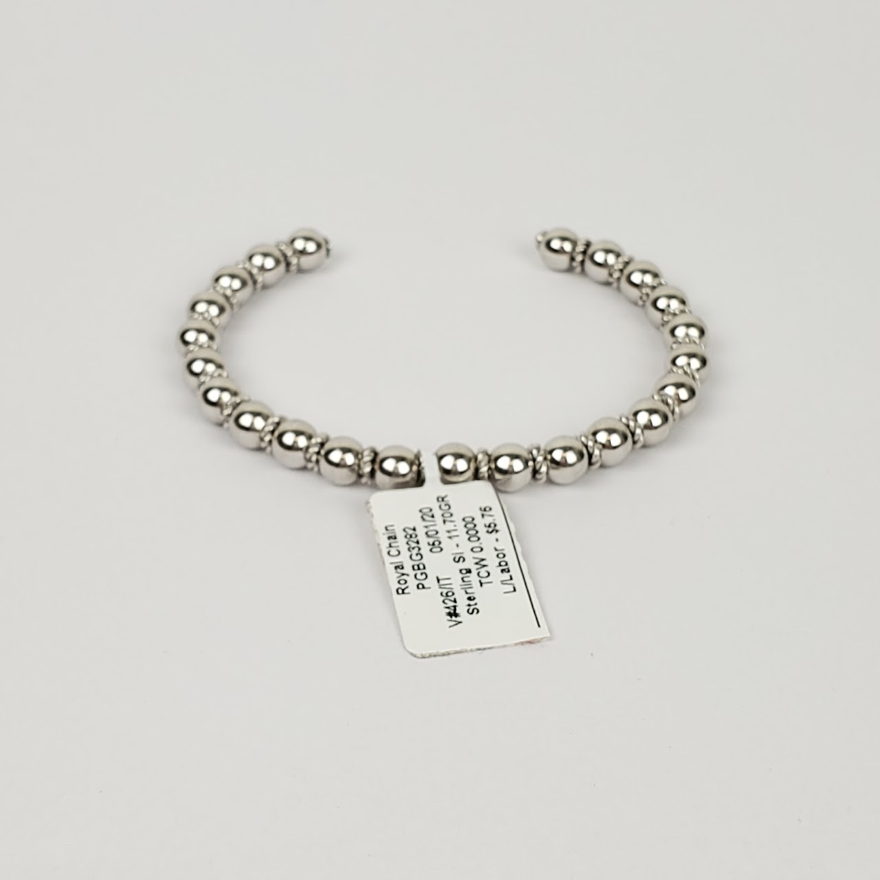 Philip Gavriel Royal Chain Sterling Silver Ball Bracelet