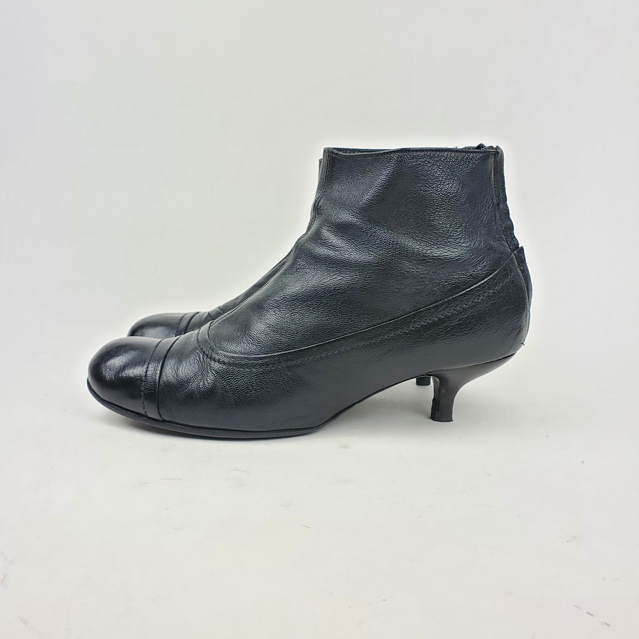 Lanvin Kitten Heel Ankle Boots