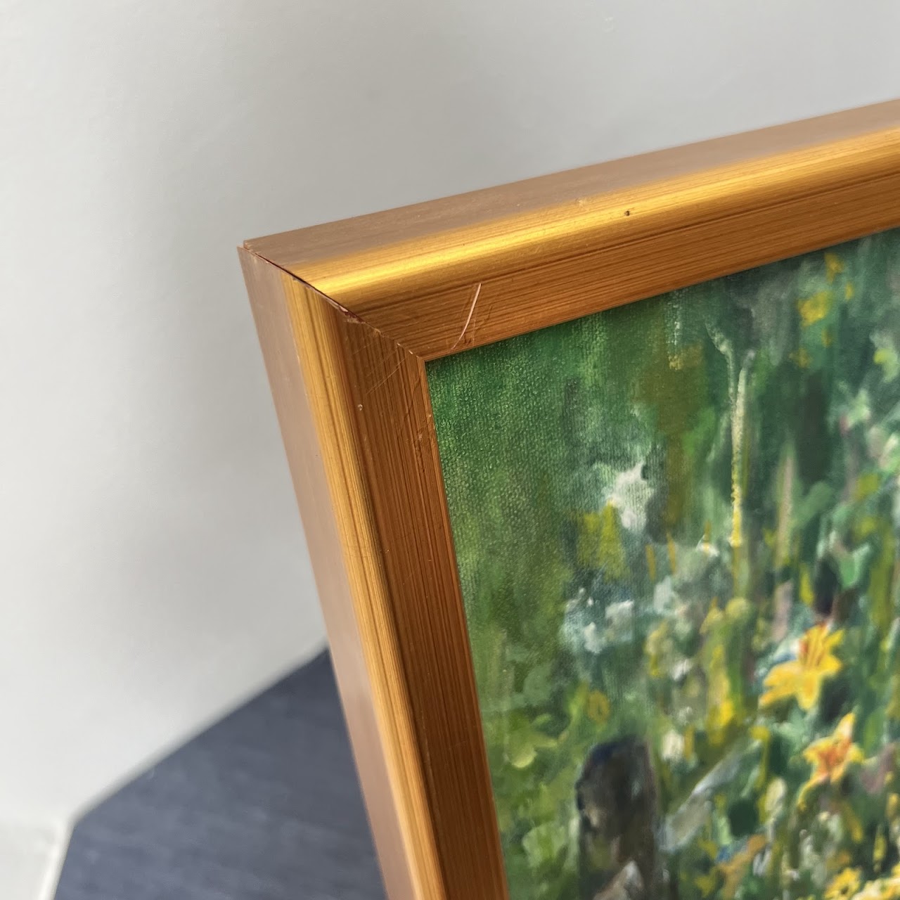 Meadow in Bloom Signed Oil Painting