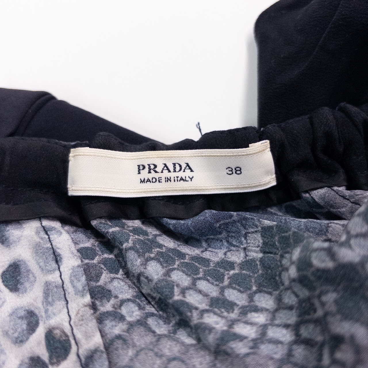 Prada Sleeveless Snakeskin Tunic