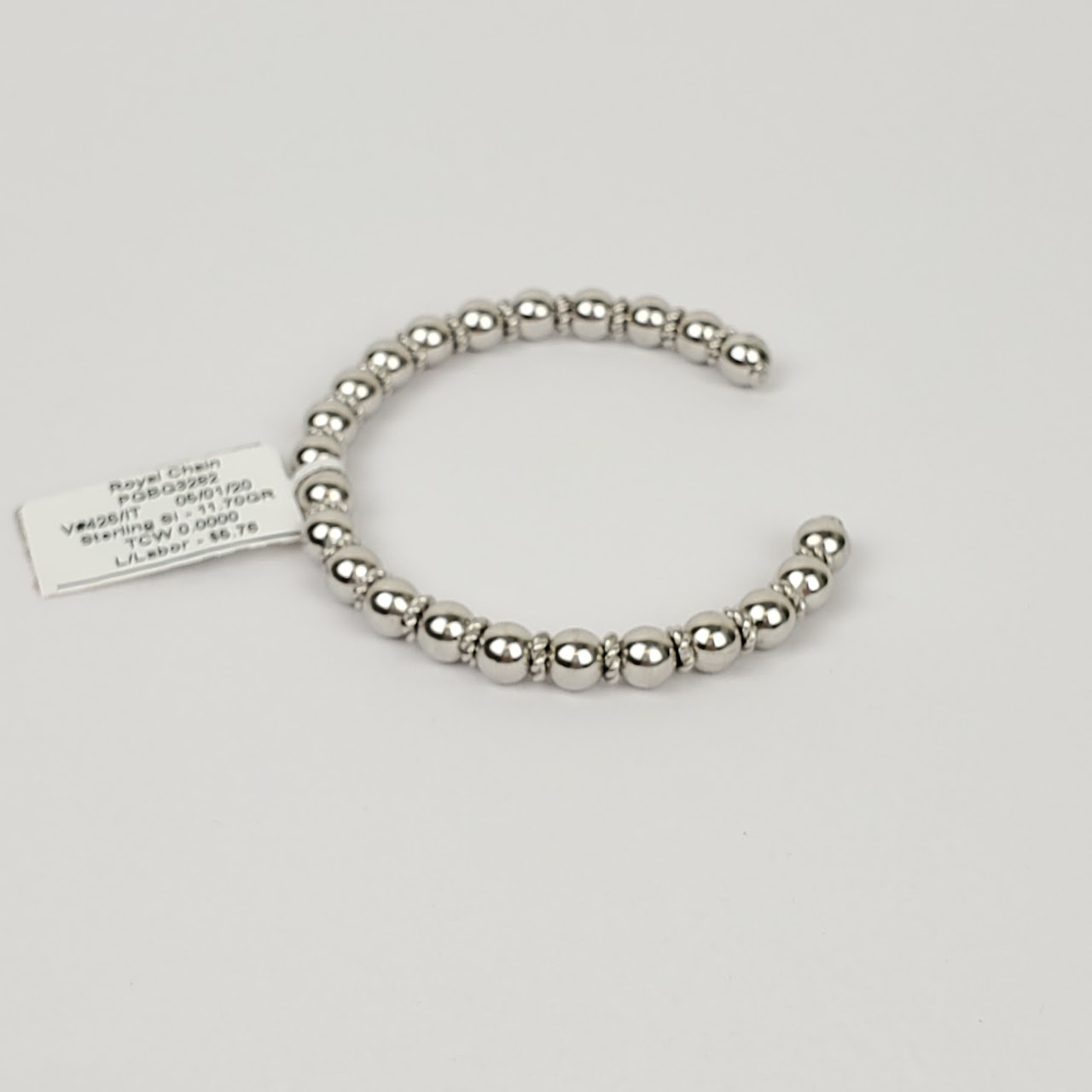 Philip Gavriel Royal Chain Sterling Silver Ball Bracelet