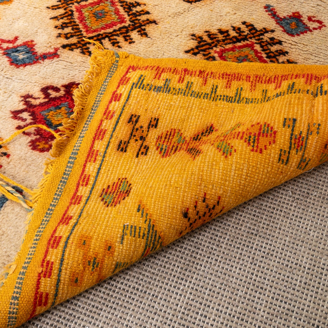 Moroccan Vintage Wool Area Rug