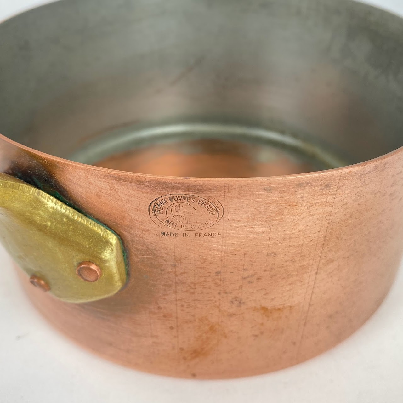 Copper Sauce Pan Pair