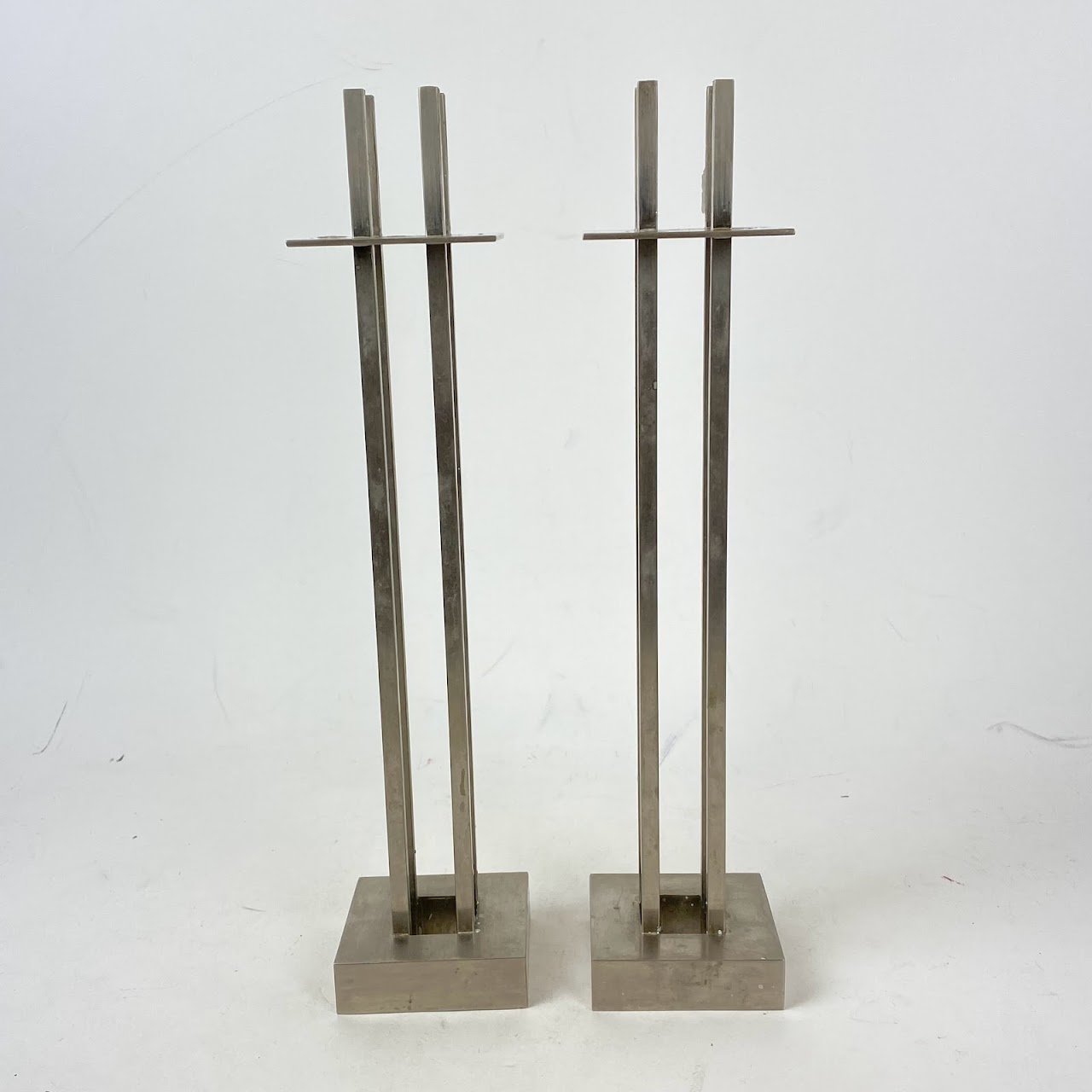 Nan Swid Design Tall Candle Holder Pair