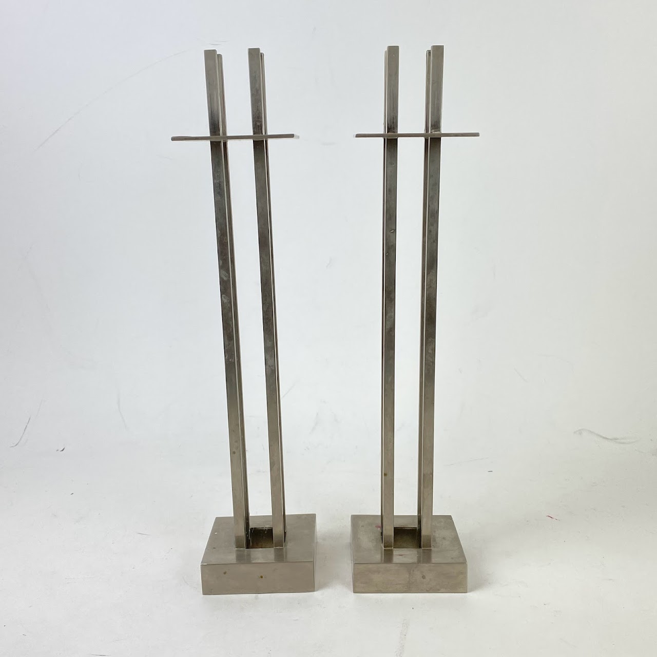 Nan Swid Design Tall Candle Holder Pair