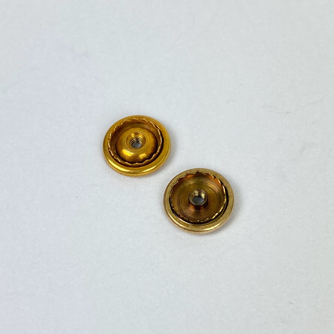 10K Gold NY Bell System Service Pin Duo