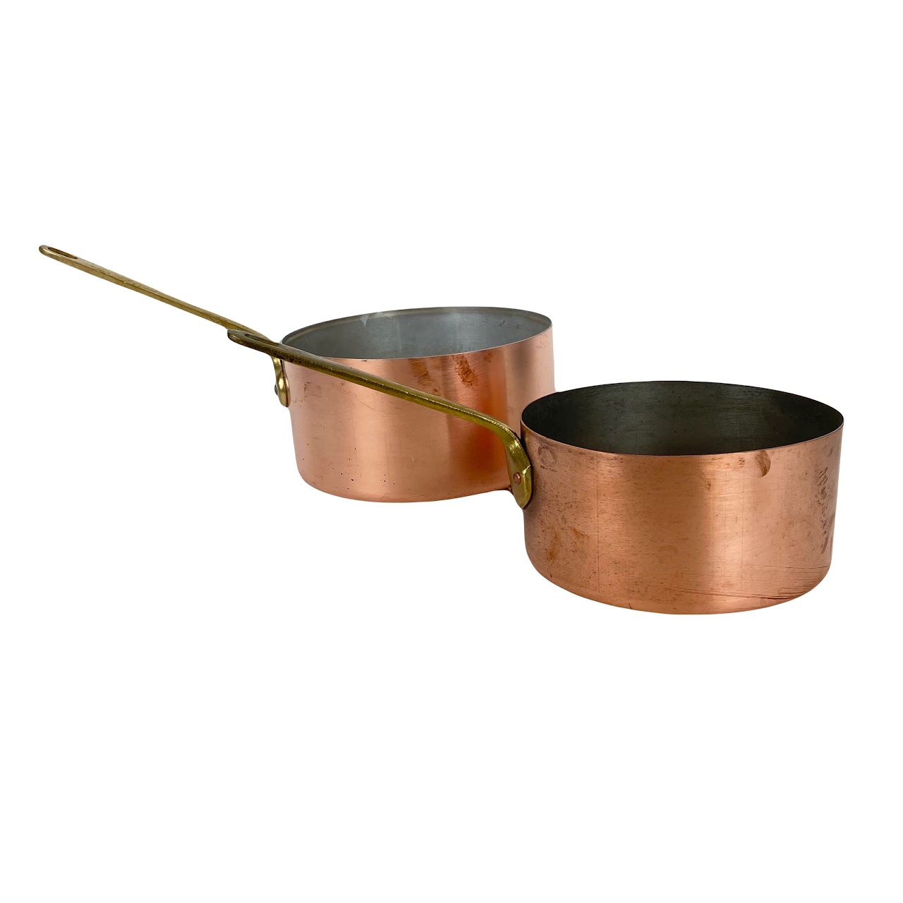 Copper Sauce Pan Pair