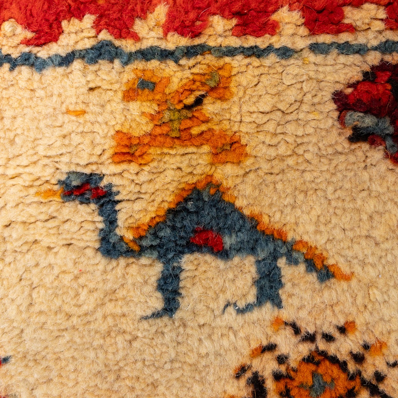 Moroccan Vintage Wool Area Rug