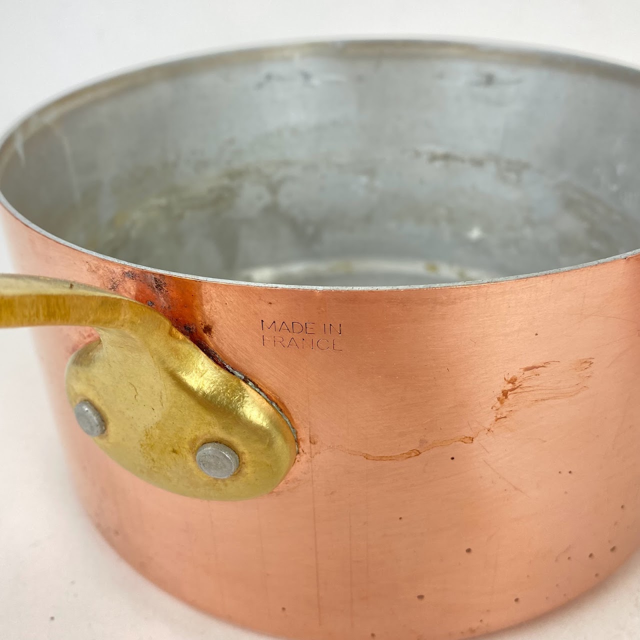 Copper Sauce Pan Pair