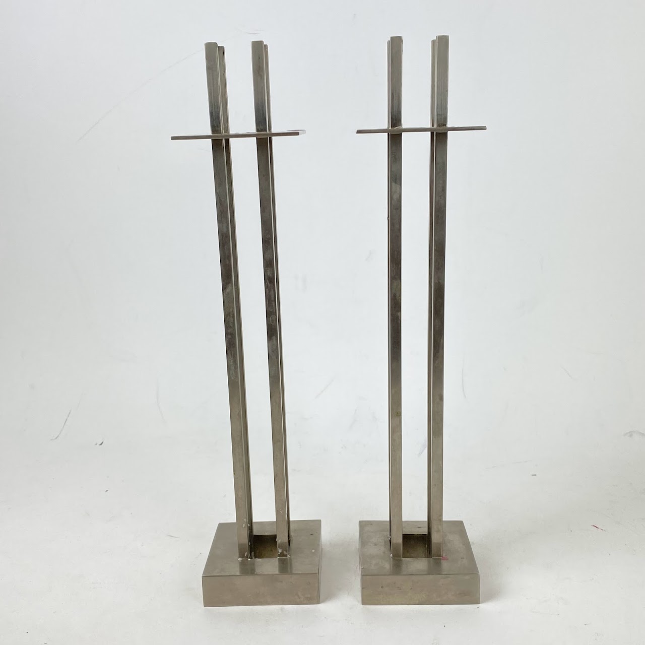 Nan Swid Design Tall Candle Holder Pair