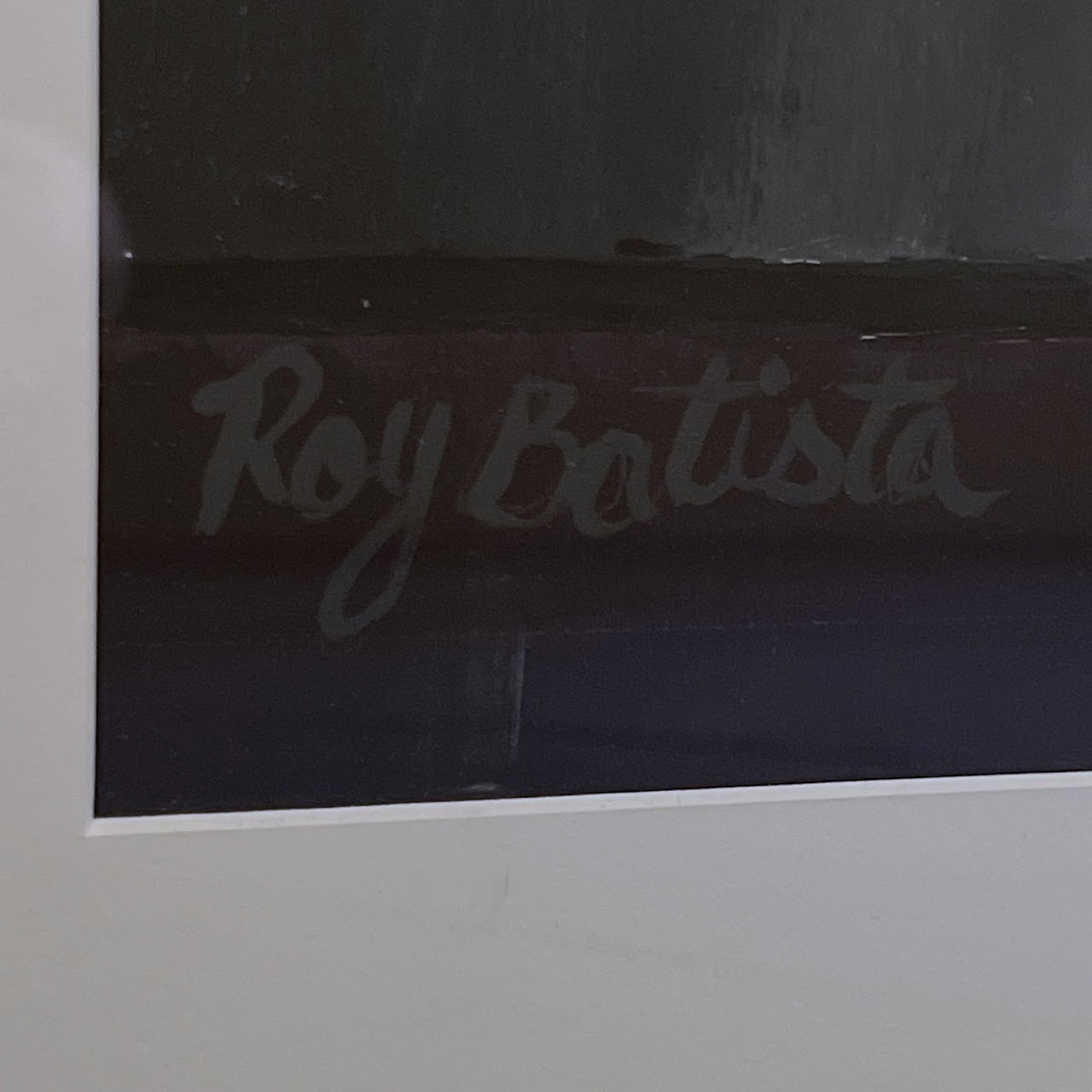 Roy Batista 'Pressure' Signed Acrylic Painting