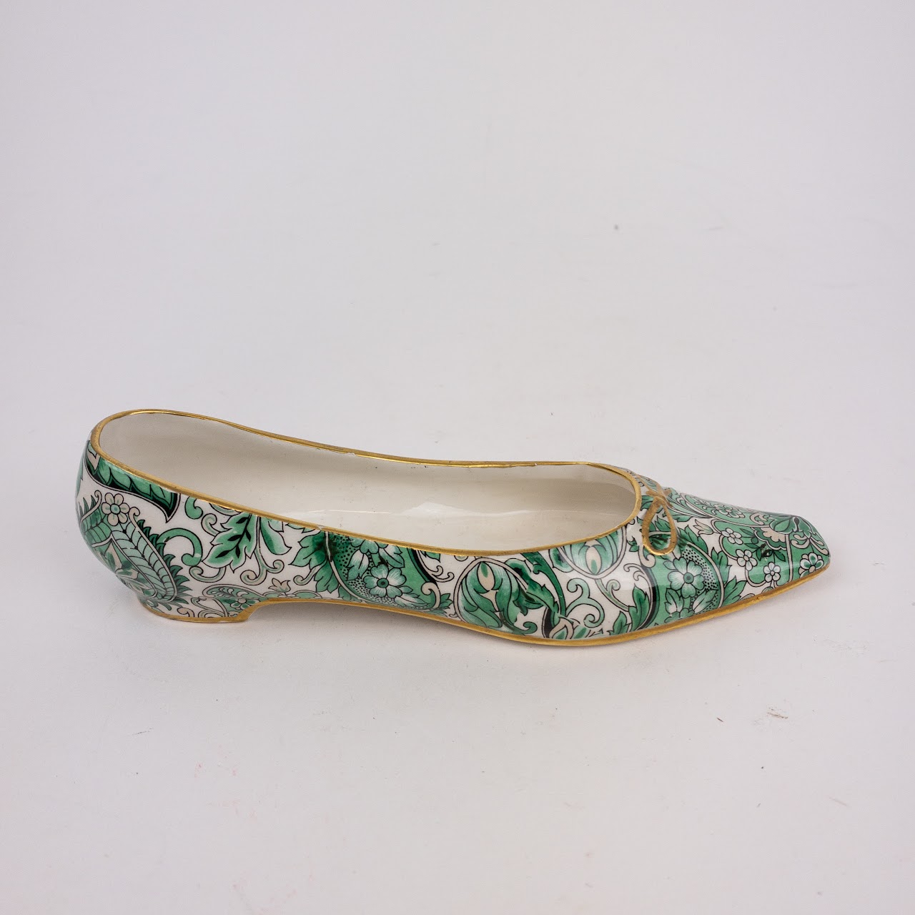 Mottahedeh Vintage Porcelain Shoe Object