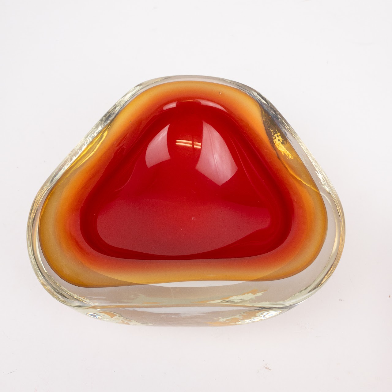 Murano-Style Vintage Glass Bowl