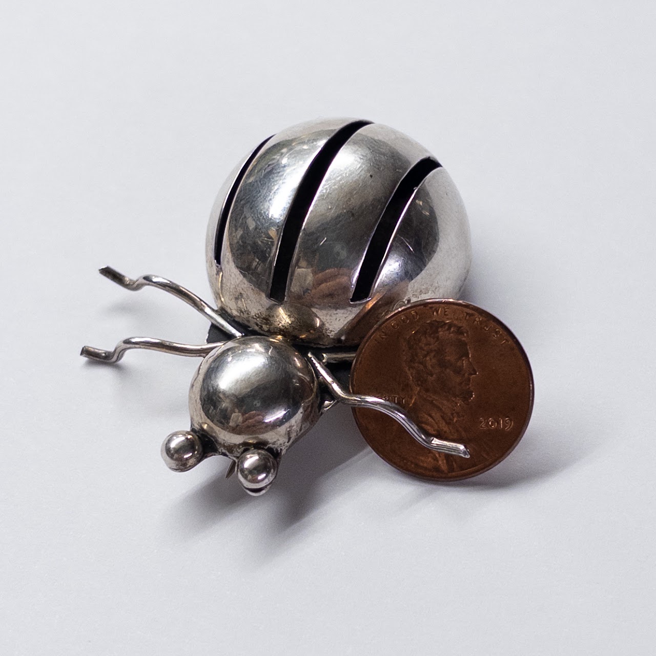 Sterling Silver Spider Brooch