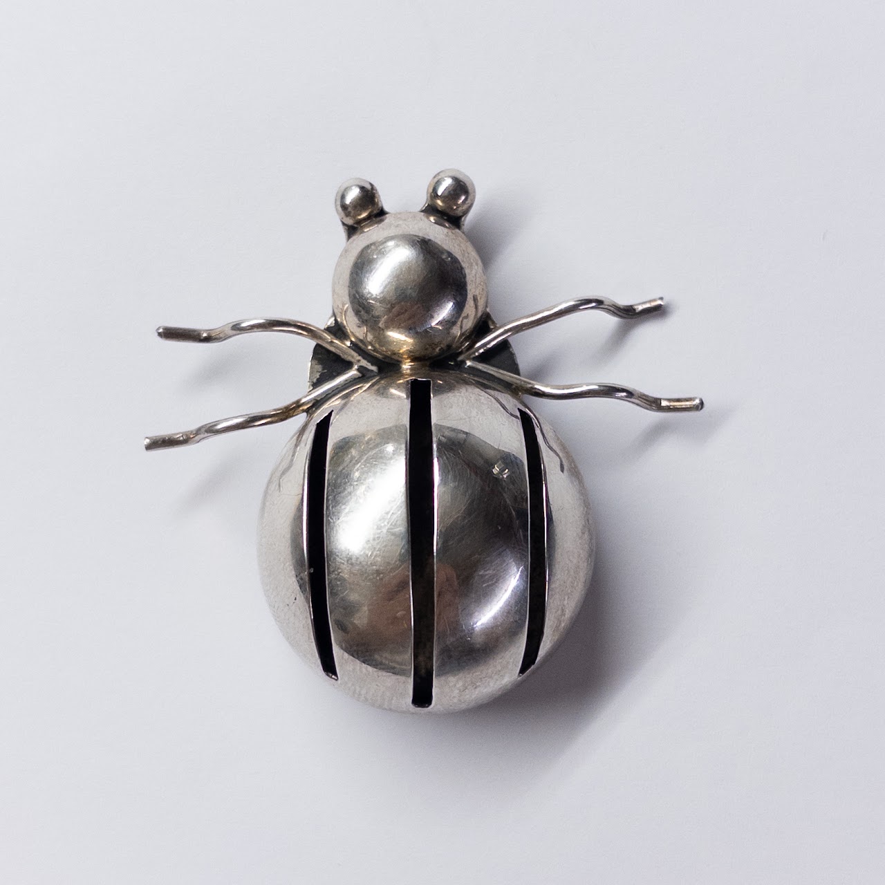 Sterling Silver Spider Brooch