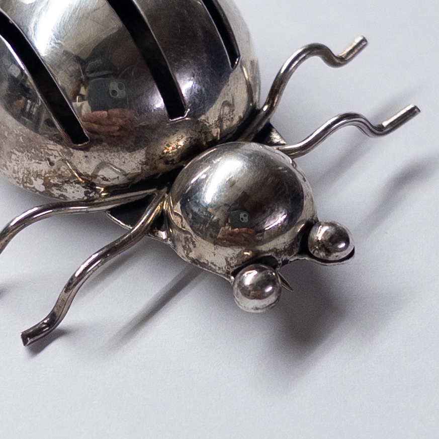 Sterling Silver Spider Brooch