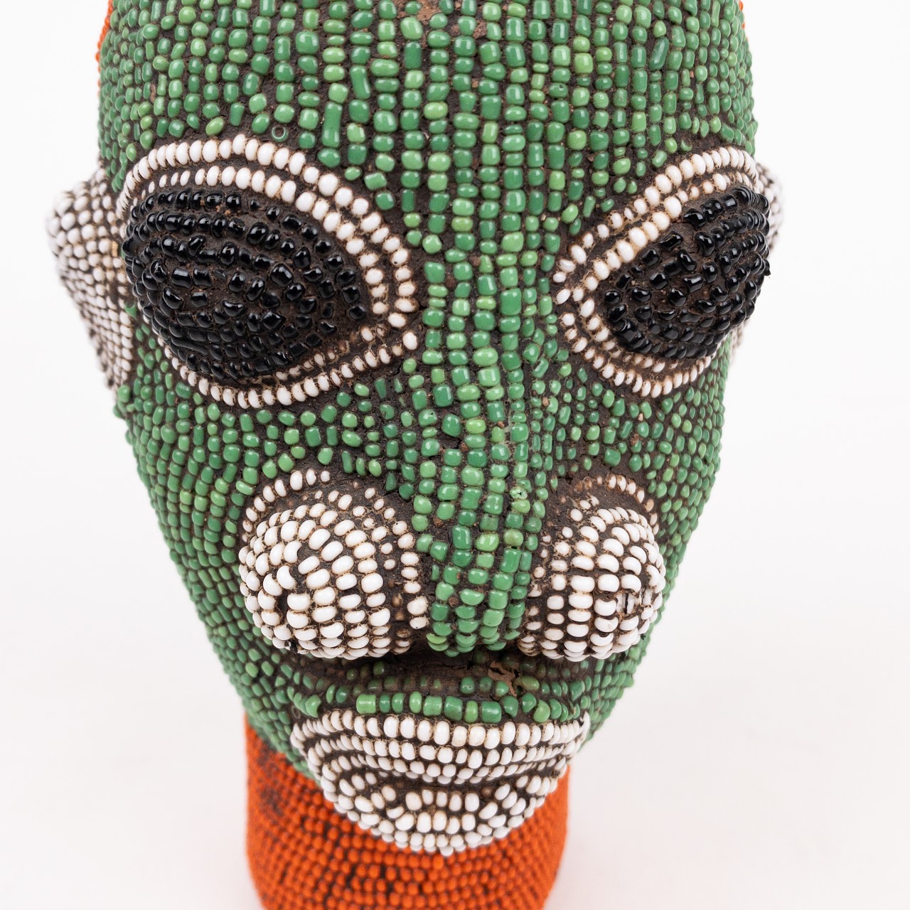 Bamilike African Beaded Head