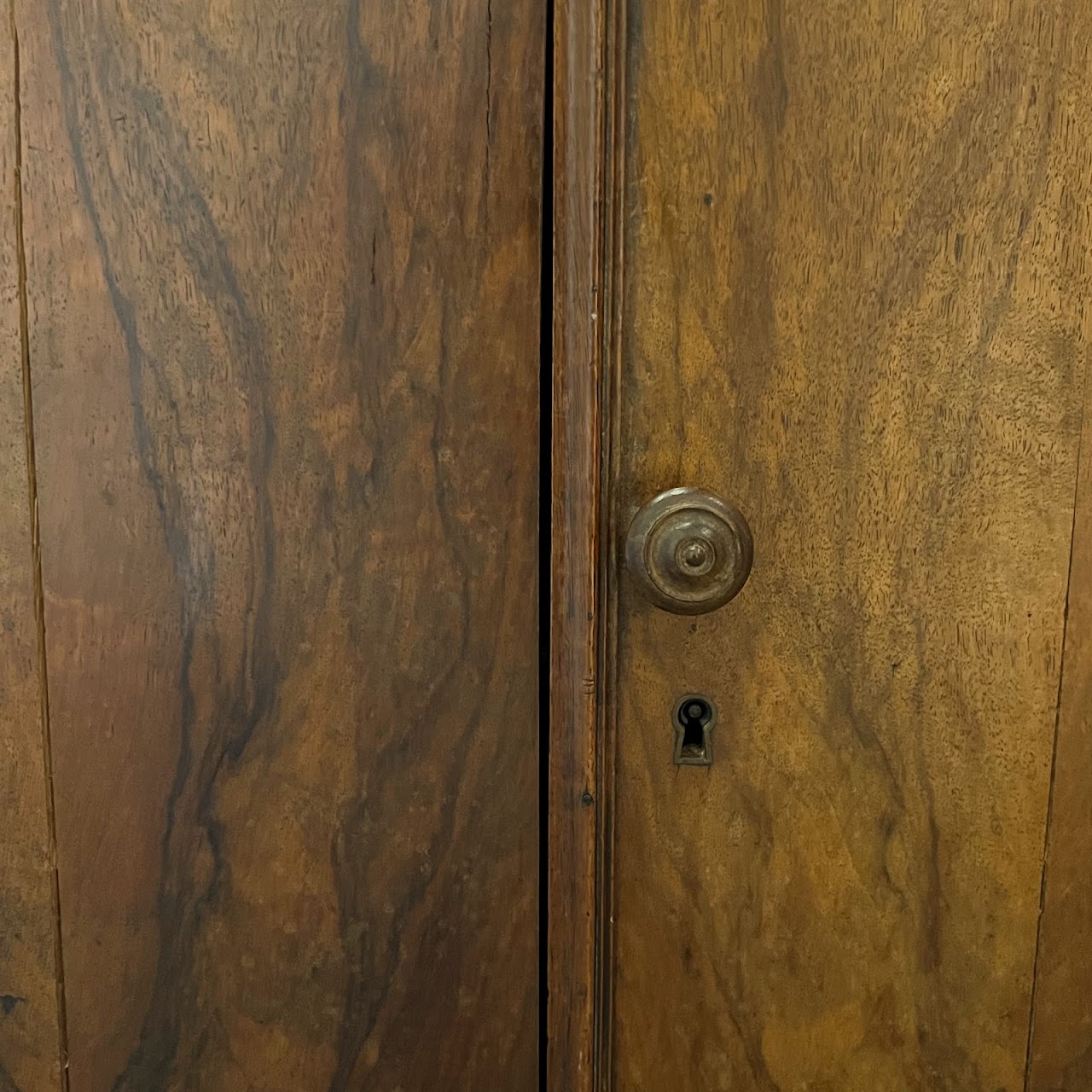 Victorian Walnut Marble Top Dry Sink