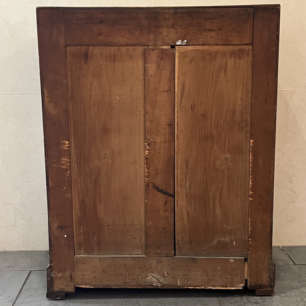 Victorian Walnut Marble Top Dry Sink