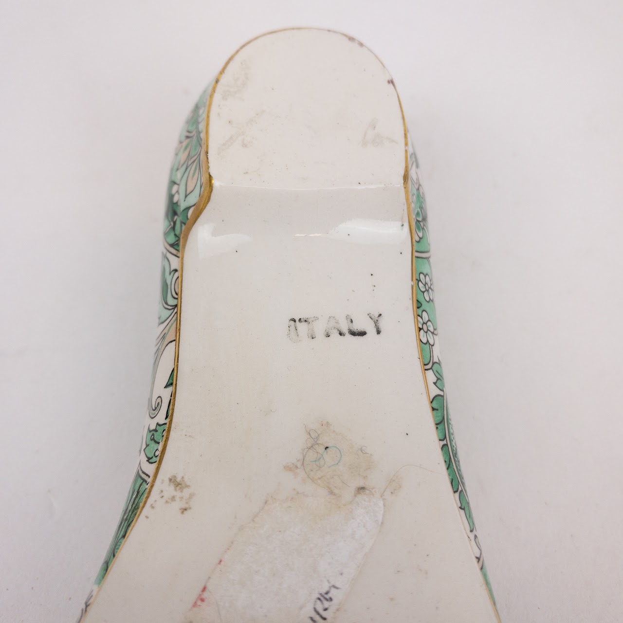 Mottahedeh Vintage Porcelain Shoe Object