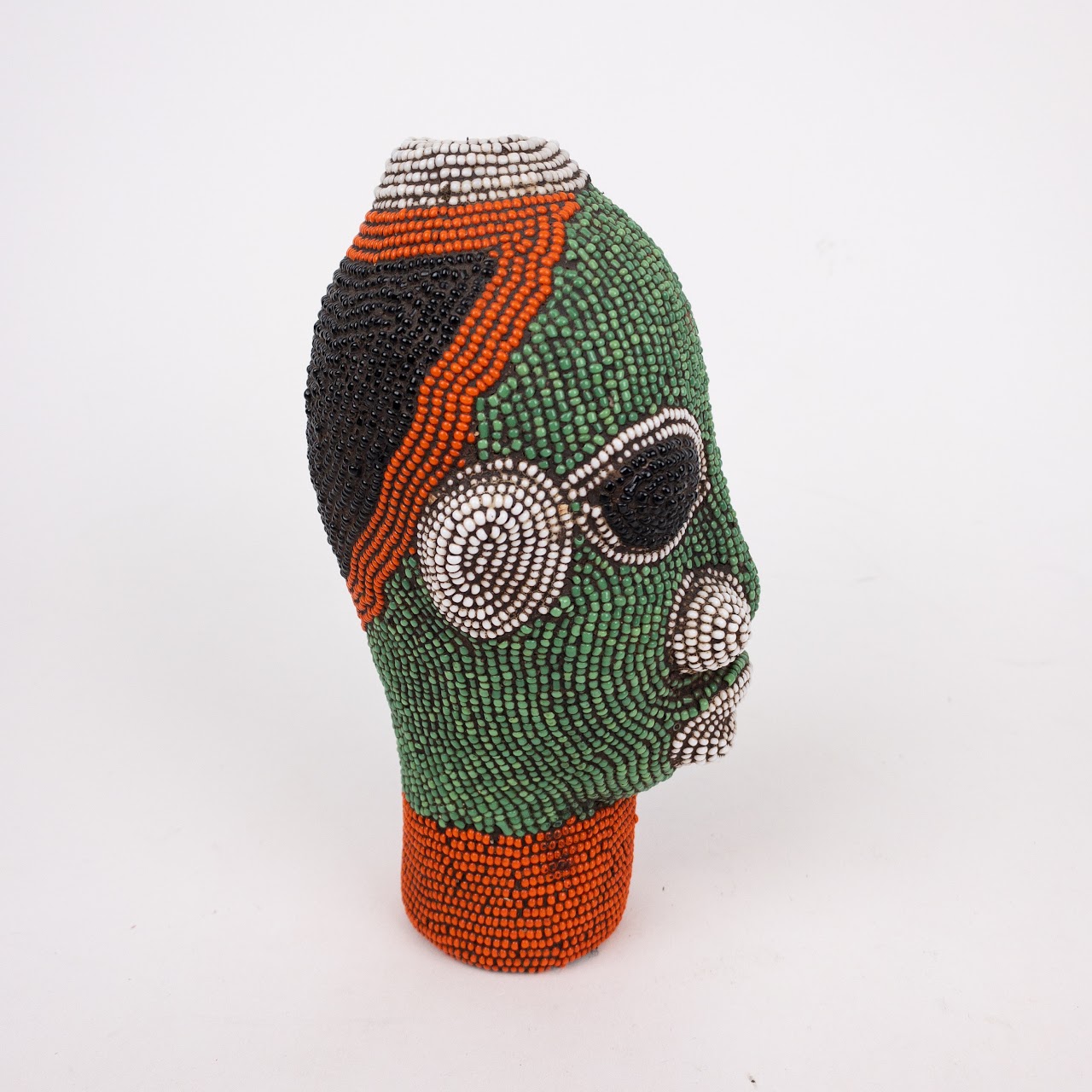 Bamilike African Beaded Head