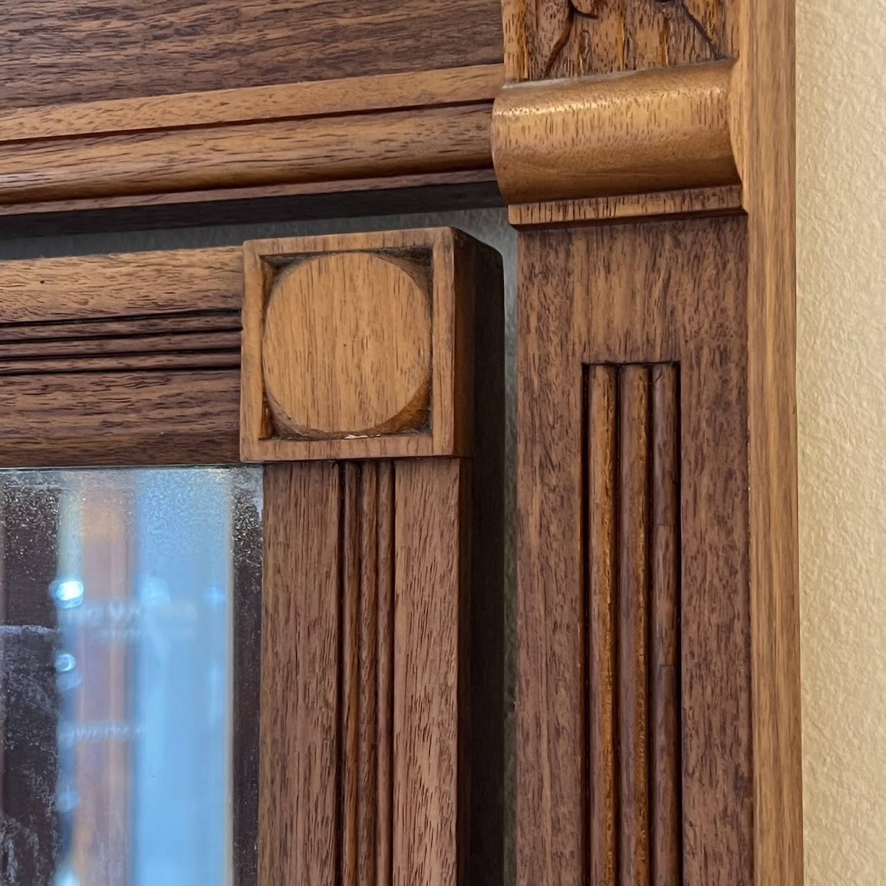 Eastlake Victorian Oak Marble-Top Dresser with Mirror