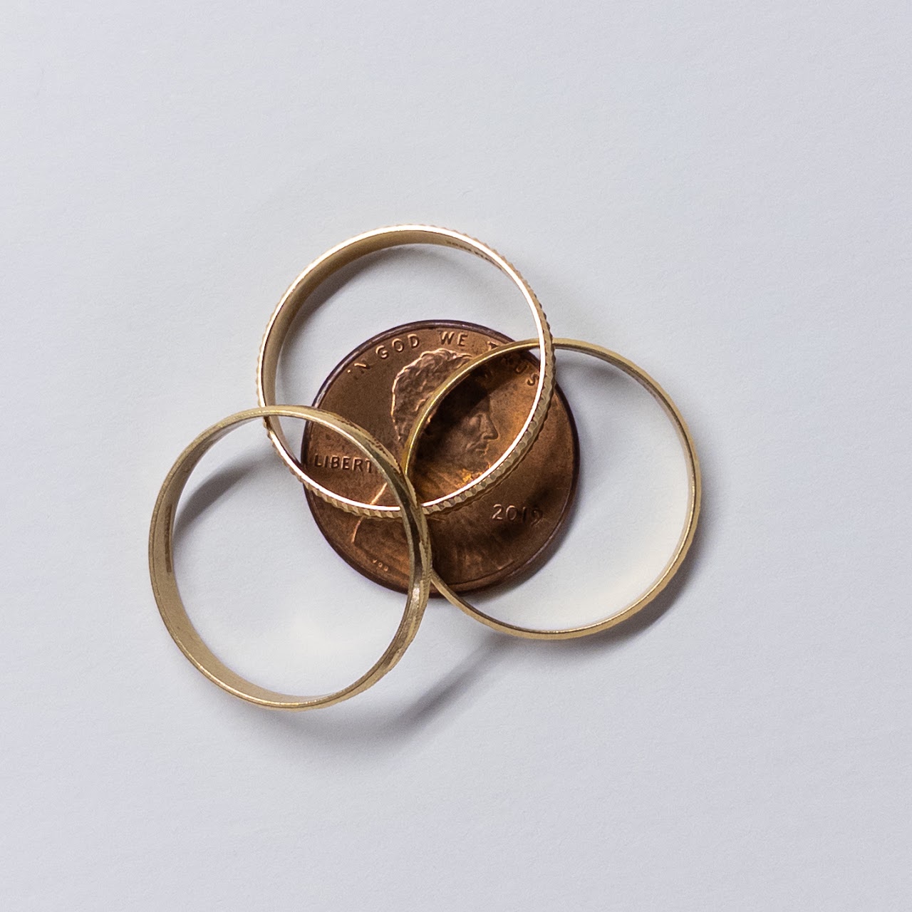 18K Gold Milor Stacking Ring Trio