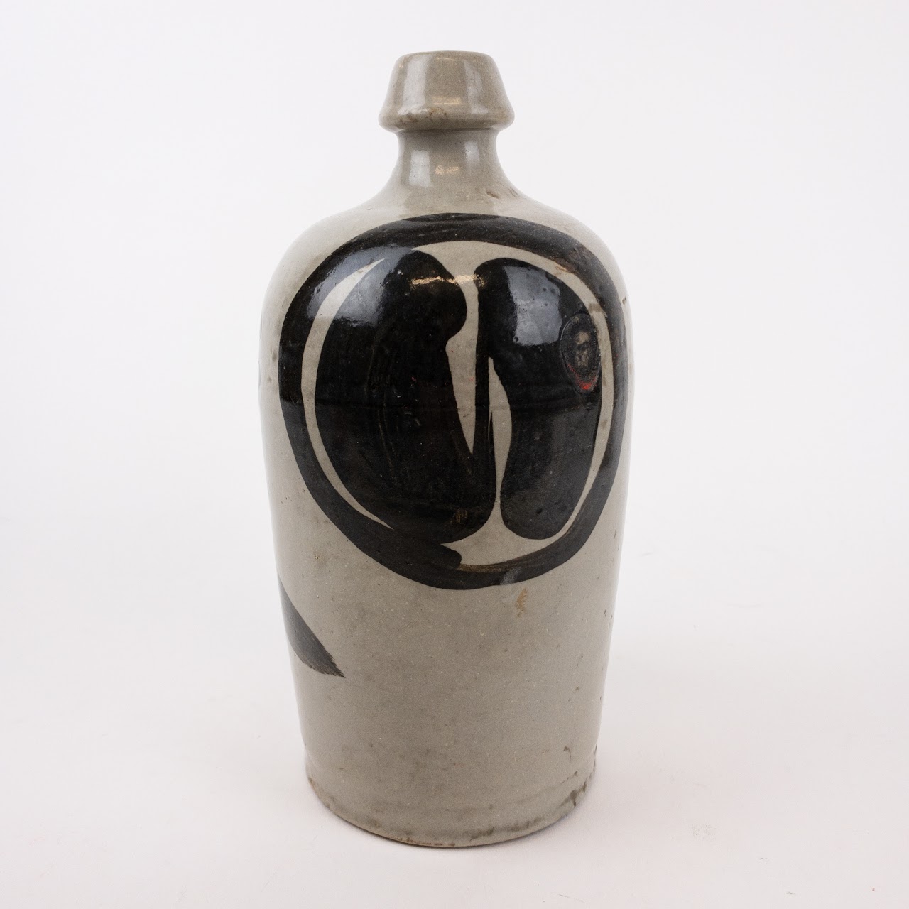 Japanese Vintage Ceramic Sake Bottle