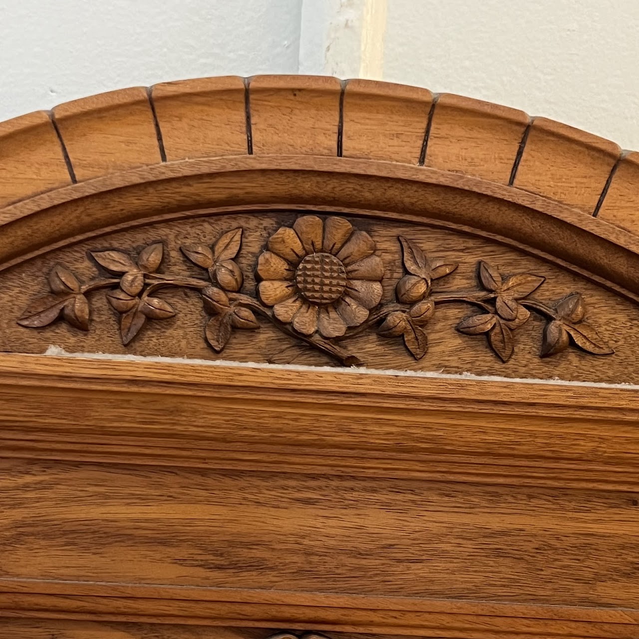 Eastlake Victorian Oak Marble-Top Dresser with Mirror