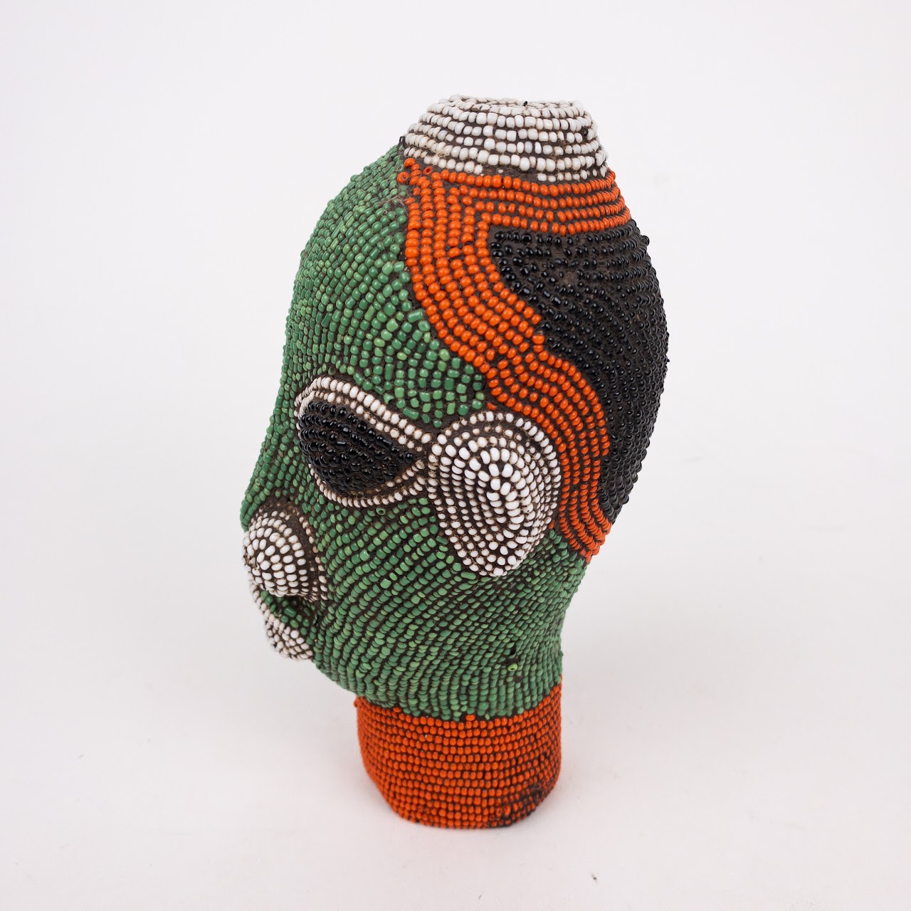 Bamilike African Beaded Head