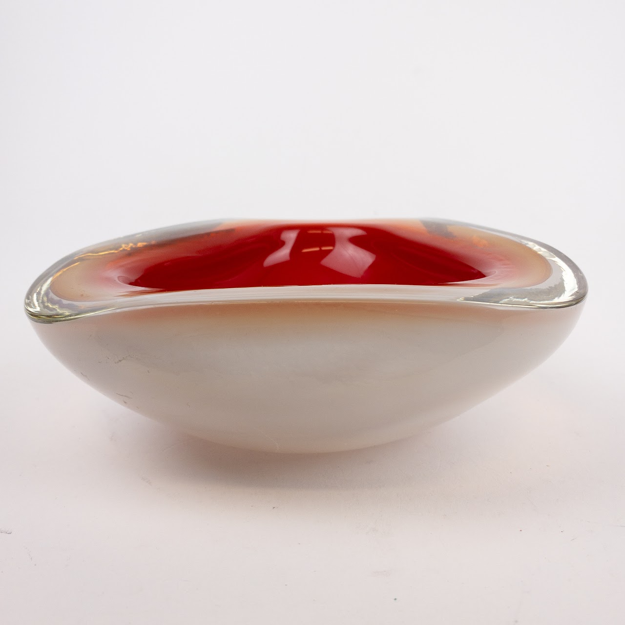 Murano-Style Vintage Glass Bowl