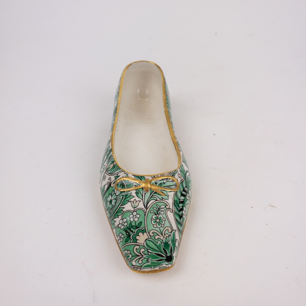 Mottahedeh Vintage Porcelain Shoe Object