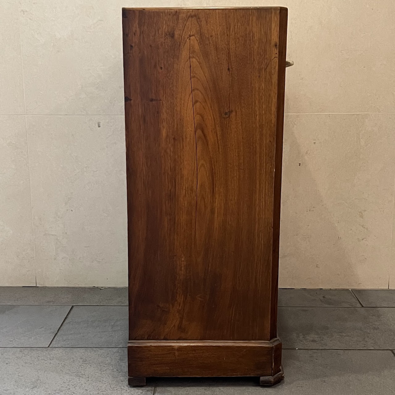 Victorian Walnut Marble Top Dry Sink