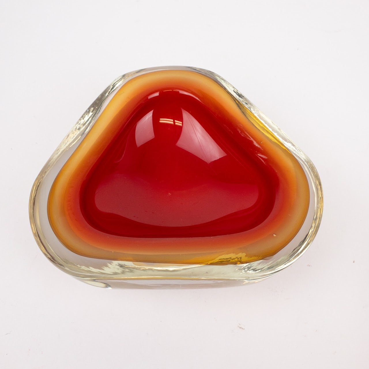 Murano-Style Vintage Glass Bowl