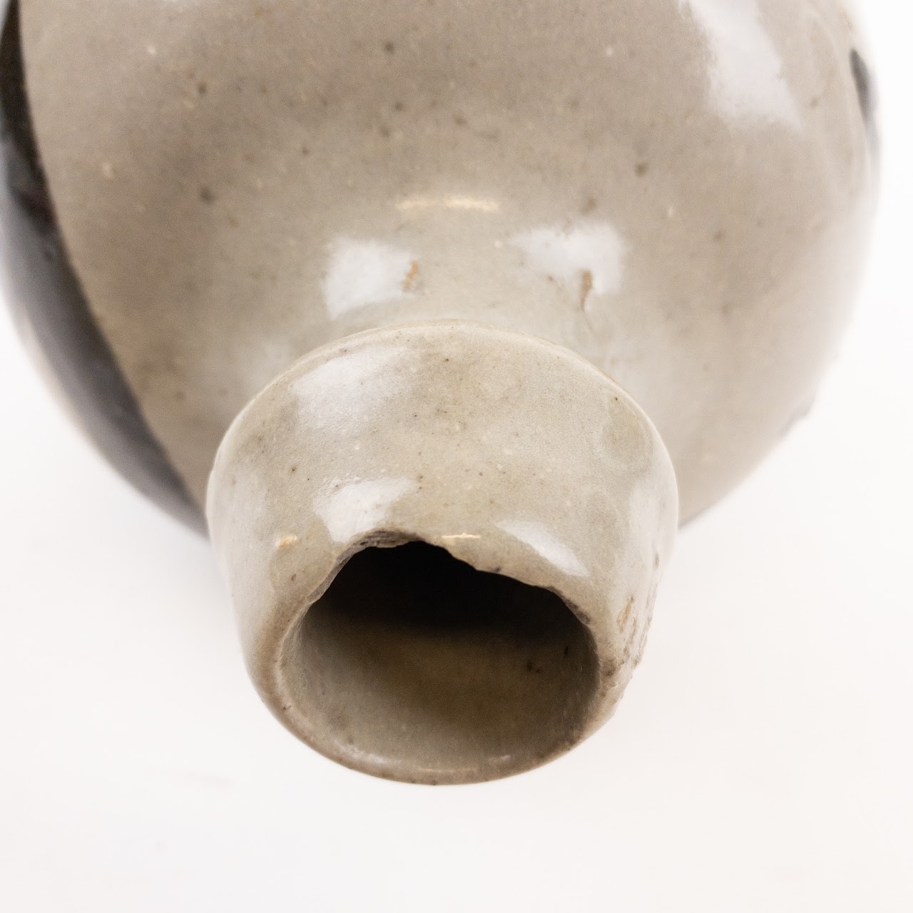 Japanese Vintage Ceramic Sake Bottle