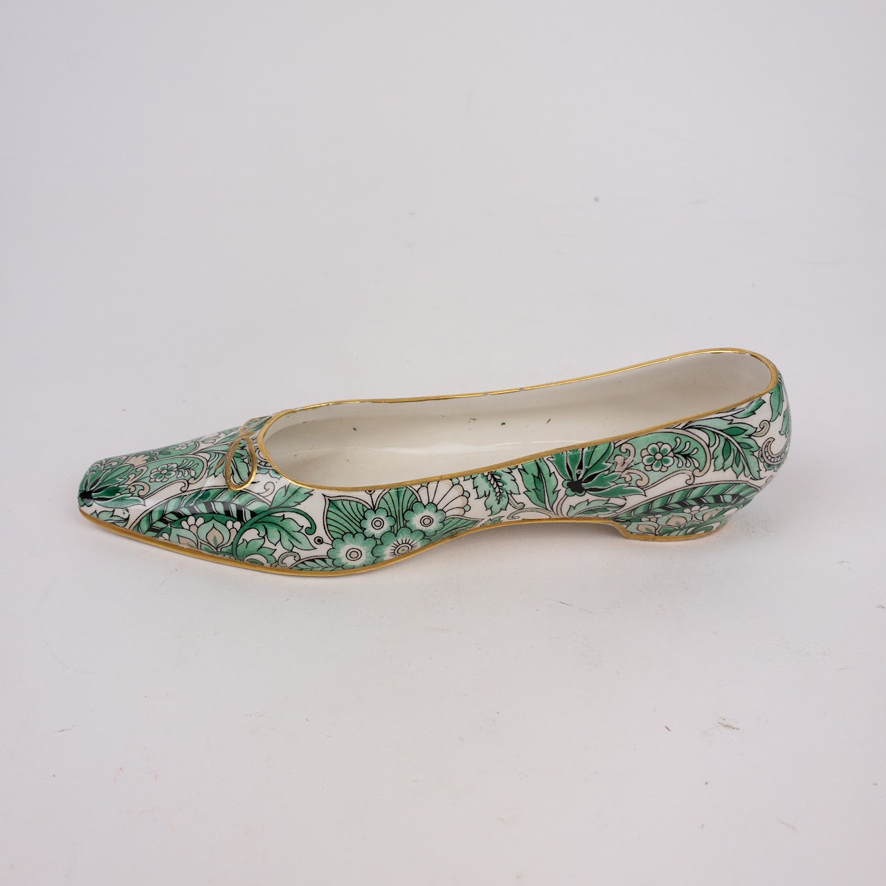 Mottahedeh Vintage Porcelain Shoe Object