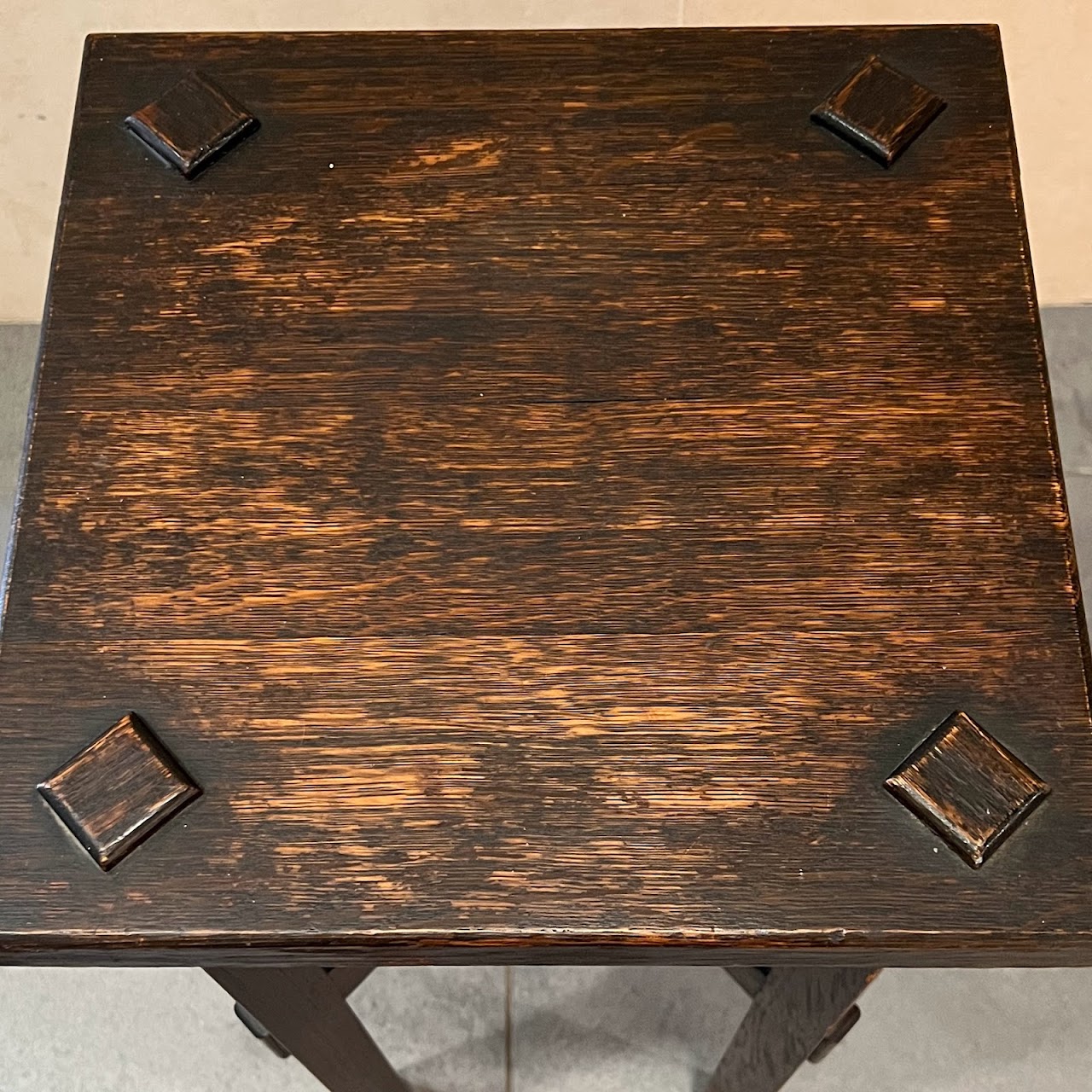 Mission Oak Plant Table