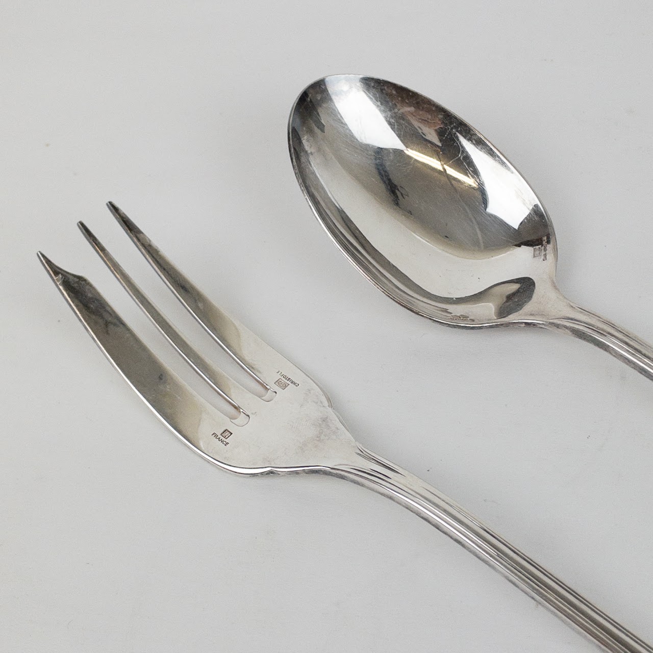 Christofle Serving Utensil Pair