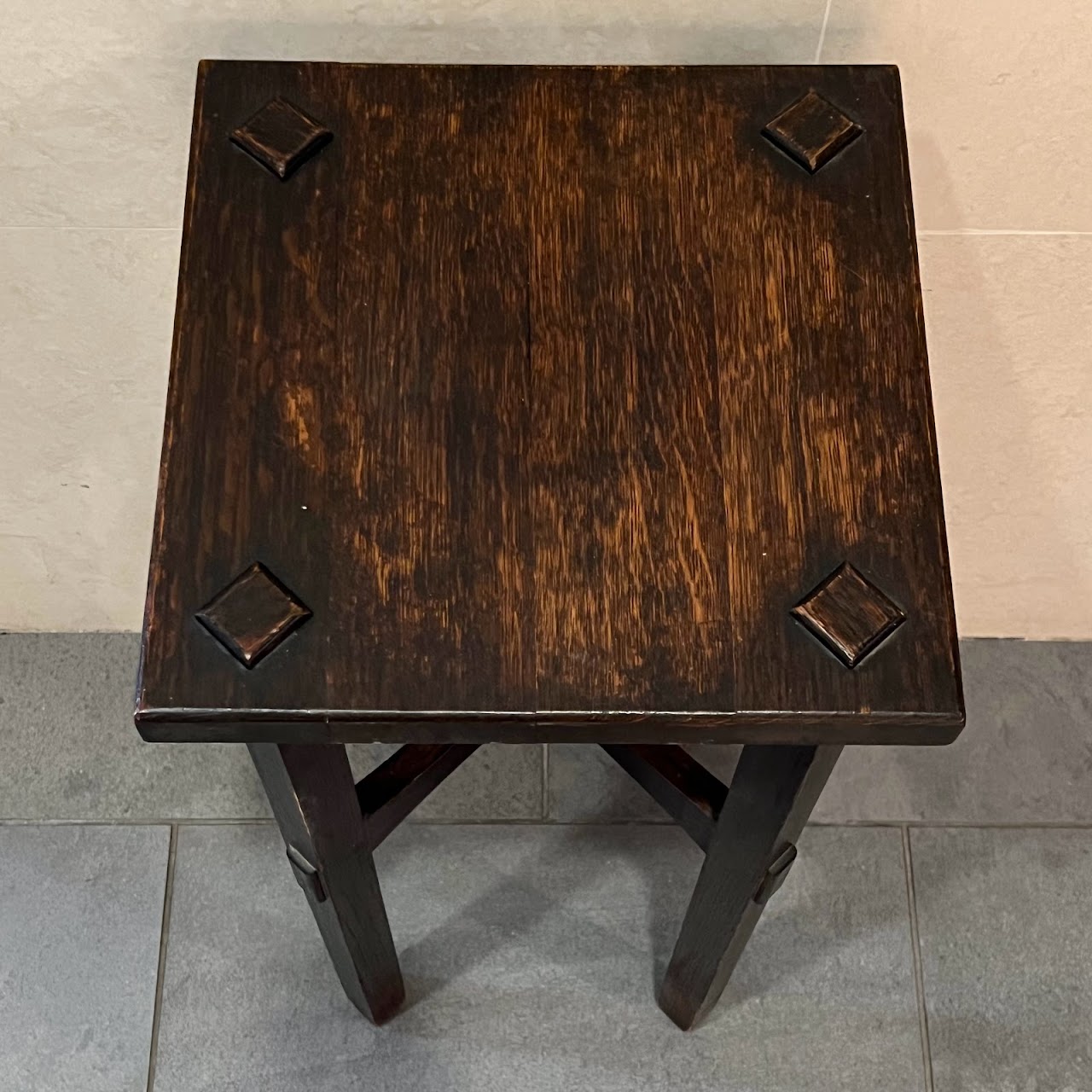 Mission Oak Plant Table