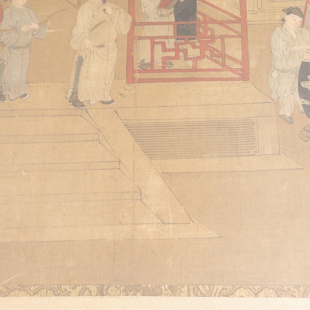 Chinese Antique Painting on Silk