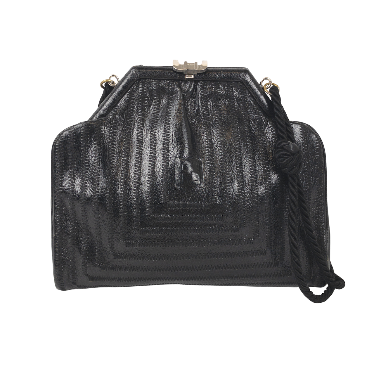 Fendi Vintage Geometric Frame Bag