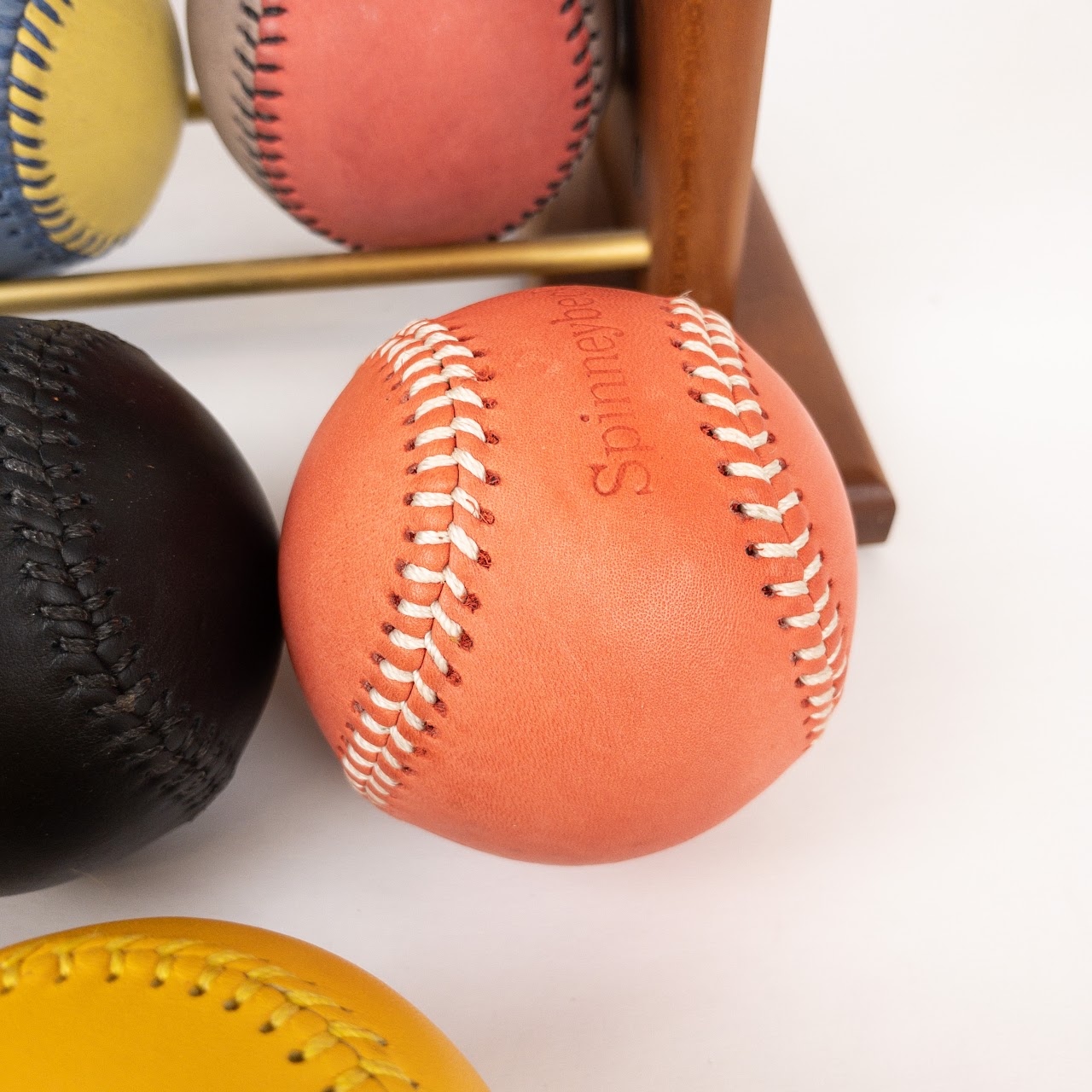 Spinneybeck Italian Leather Baseball Lot