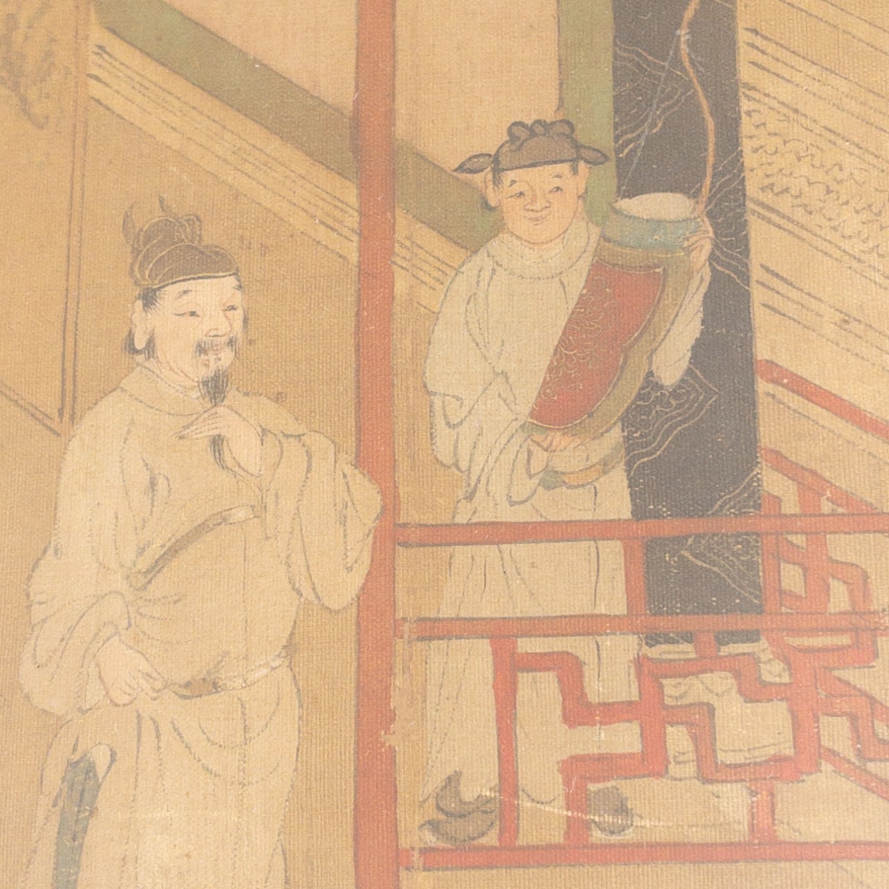 Chinese Antique Painting on Silk